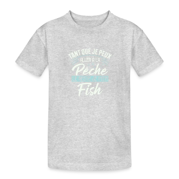 Pêcheur Humour - Le Reste Je M'en Fish sur T-shirt coton épais ado