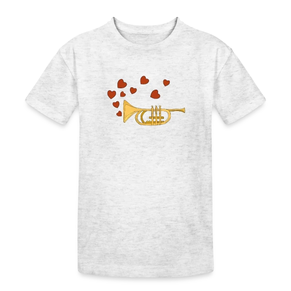 Mélodie Instrumentale sur T-shirt coton épais ado