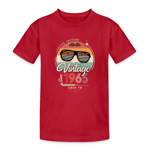 Vintage Depuis 1965 : L'Année de Votre Légende sur T-shirt coton épais ado