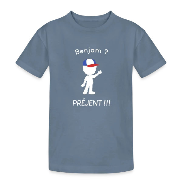 Tricolore Humour sur T-shirt coton épais ado