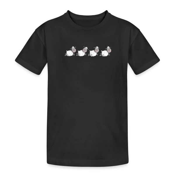 Moutons Rigolos sur T-shirt coton épais ado