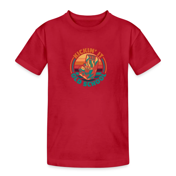 Arcade Rétro Gaming Années 80 sur T-shirt coton épais ado