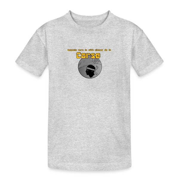 Corse : Le Côté Obscur de l'Île de Beauté sur T-shirt coton épais ado
