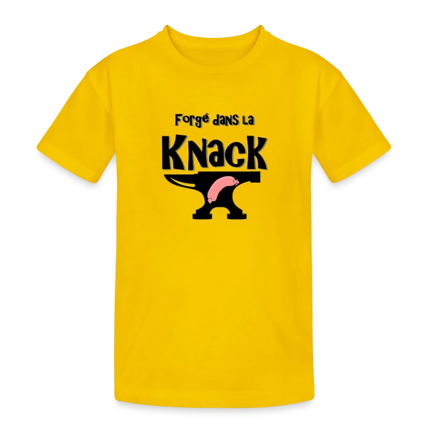 Forgé dans la Knack sur T-shirt coton épais ado