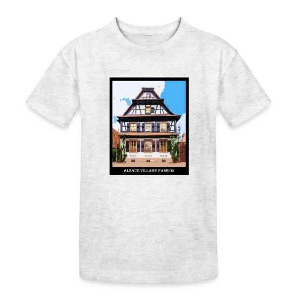 Maison Alsacienne Typique sur T-shirt coton épais ado