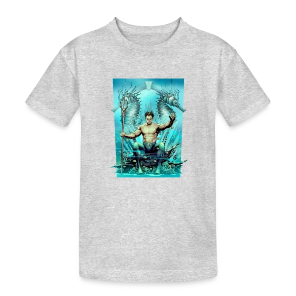 Vague Aquatique sur T-shirt coton épais ado
