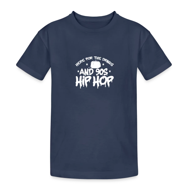 Classiques Hip Hop & Rap des Années 90 sur T-shirt coton épais ado