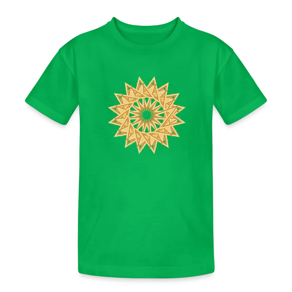 Étoile Dorée Exceptionnelle pour Noël sur T-shirt coton épais ado