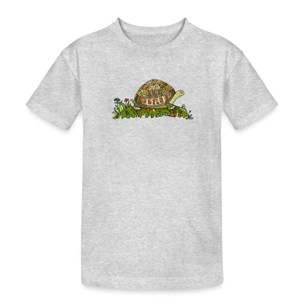 Majestueuse Tortue sur T-shirt coton épais ado