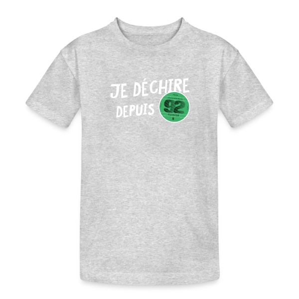 Anniversaire 1992 'Je Dékire' - Vignette Automobile Rétro sur T-shirt coton épais ado