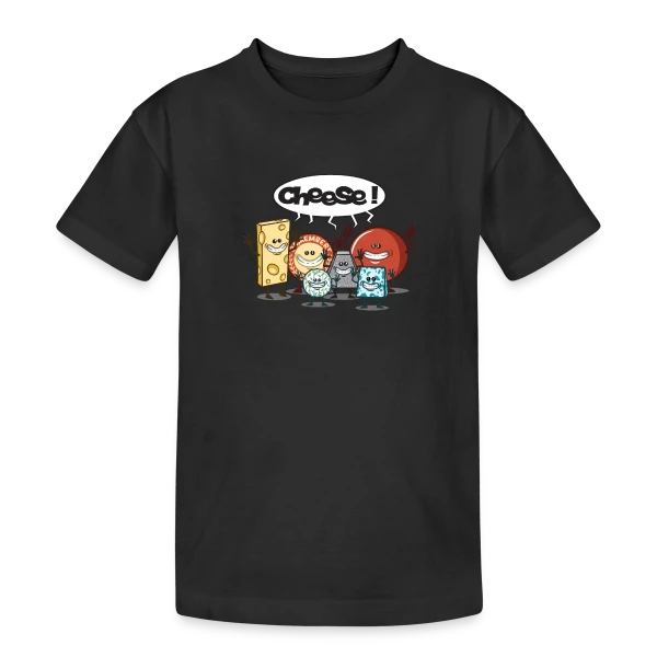 Le Fromage vous Fait Sourire ! sur T-shirt coton épais ado