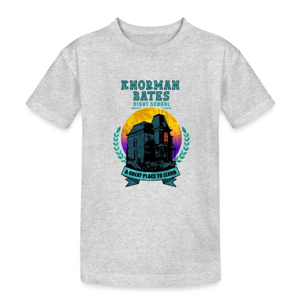 Knorman Bates : Cours du Soir sur T-shirt coton épais ado