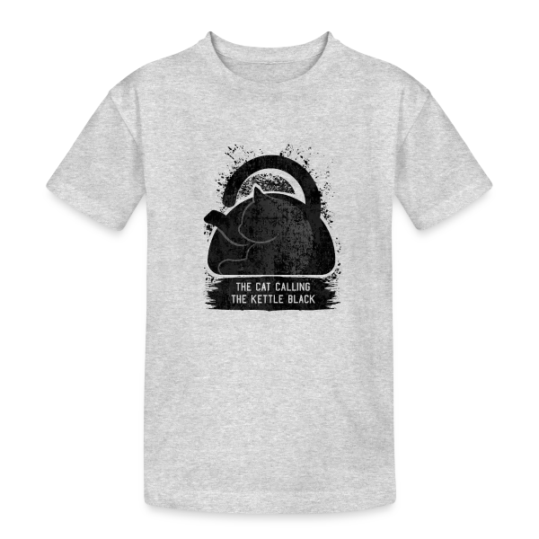 L'Ironie du Chat sur T-shirt coton épais ado