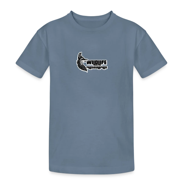 Renard Photographe Nature sur T-shirt coton épais ado
