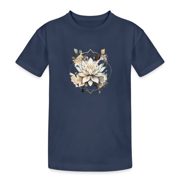 Yoga: L'Art de la Méditation sur T-shirt coton épais ado