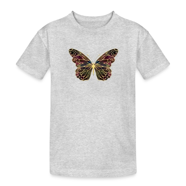 Papillon Aérien sur T-shirt coton épais ado