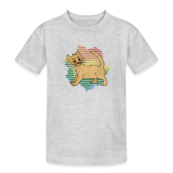 Mon Chat Adoré sur T-shirt coton épais ado