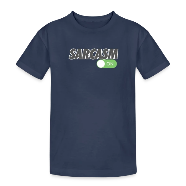 Sarcasme Activé sur T-shirt coton épais ado