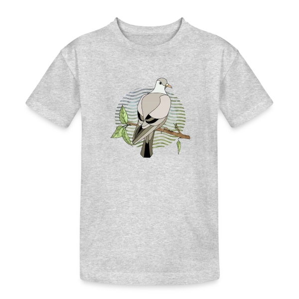 Oiseau Majestueux sur T-shirt coton épais ado