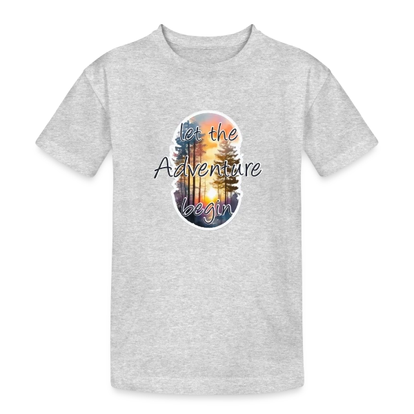 L'Aventure Commence Forêt sur T-shirt coton épais ado