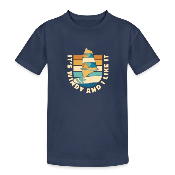 Wing Surf | L'Art du Wing Foil sur T-shirt coton épais ado