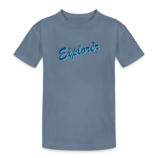 Explorateur Céleste sur T-shirt coton épais ado