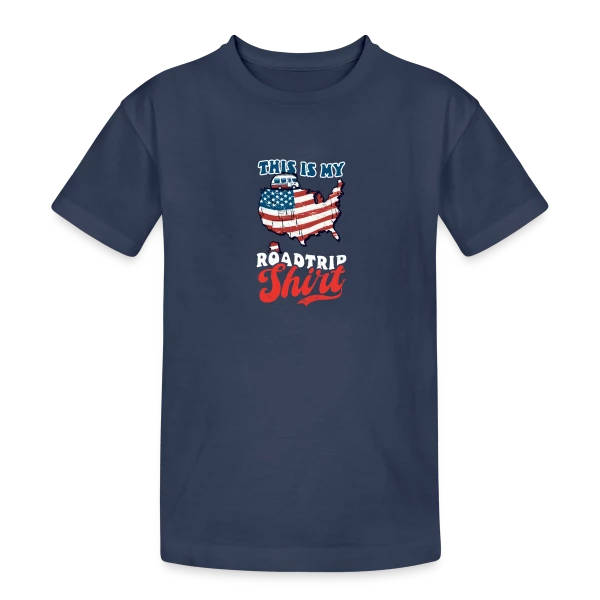 Ma Tenue Road Trip USA sur T-shirt coton épais ado