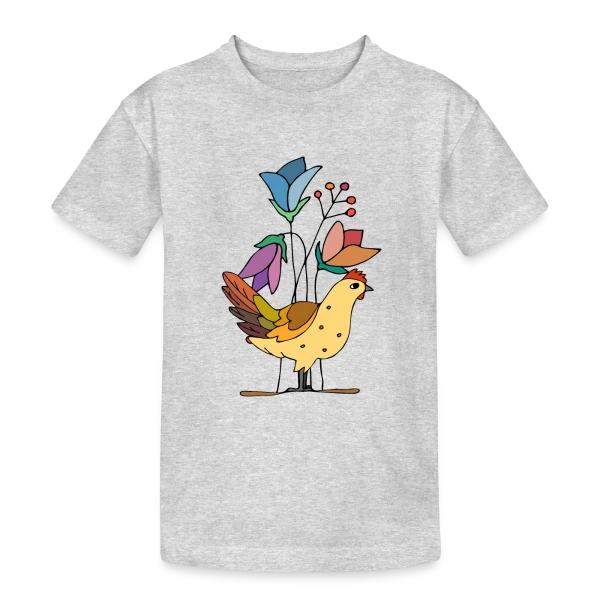 L'Oiseau Majestueux sur T-shirt coton épais ado