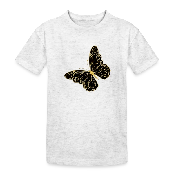 Papillon Élégant sur T-shirt coton épais ado