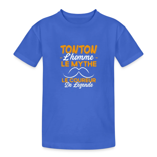 Tonton Le Coureur de Légende - Cadeau Running Humour sur T-shirt coton épais ado