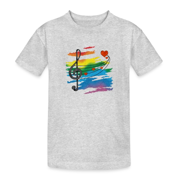 Mélodie Éternelle sur T-shirt coton épais ado