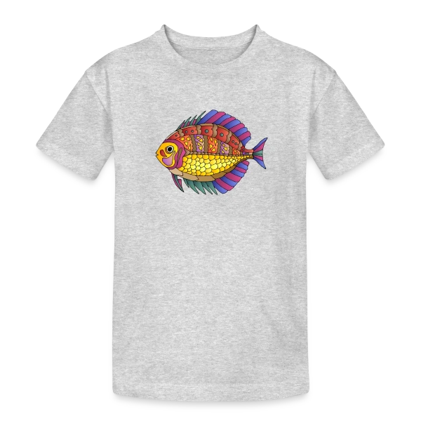 Ryba, l'Esprit du Poisson sur T-shirt coton épais ado