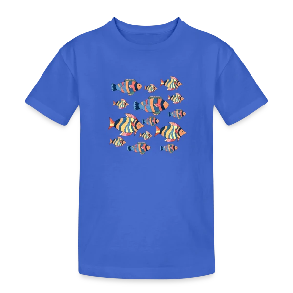 Passion Pêche : L'Esprit du Poisson sur T-shirt coton épais ado