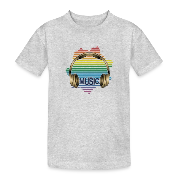 Casque Audio Stylé sur T-shirt coton épais ado