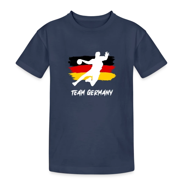 Équipe de Handball Allemagne : Passion Germanique sur T-shirt coton épais ado