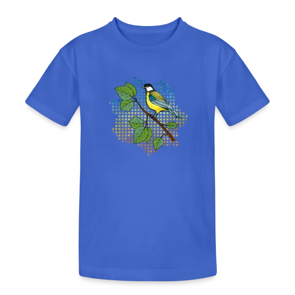 Oiseau Arc-en-Ciel sur T-shirt coton épais ado