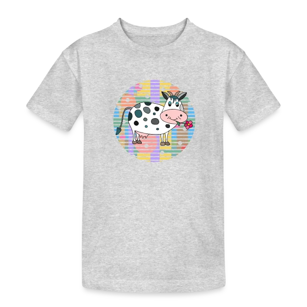 La Vache Adorable sur T-shirt coton épais ado