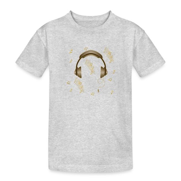 Passion Casque Audio sur T-shirt coton épais ado