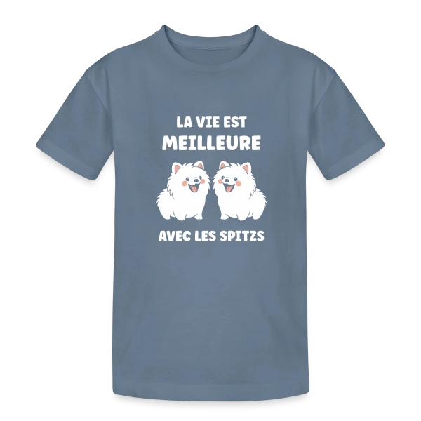 Spitz Rigolo sur T-shirt coton épais ado