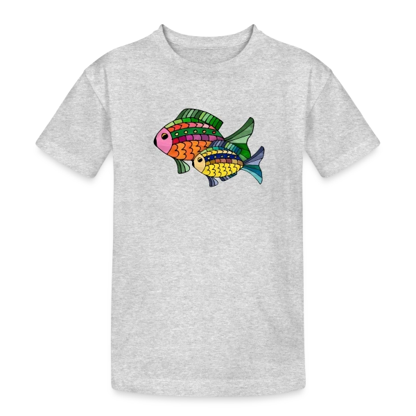 Passion Pêcheur sur T-shirt coton épais ado