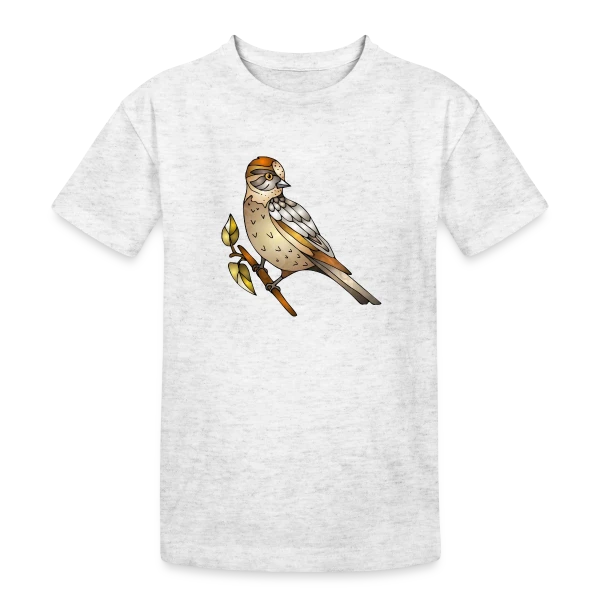 L'Oiseau Arc-en-ciel sur T-shirt coton épais ado