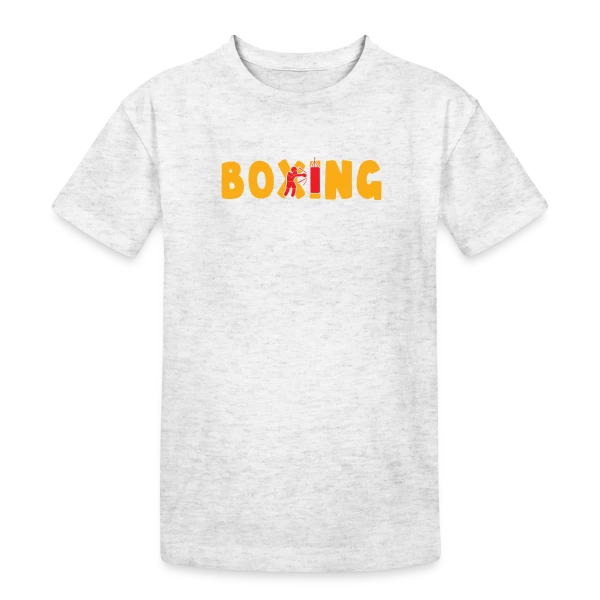 Boxing - Mon Sport, Ma Passion ! Humour Combat sur T-shirt coton épais ado