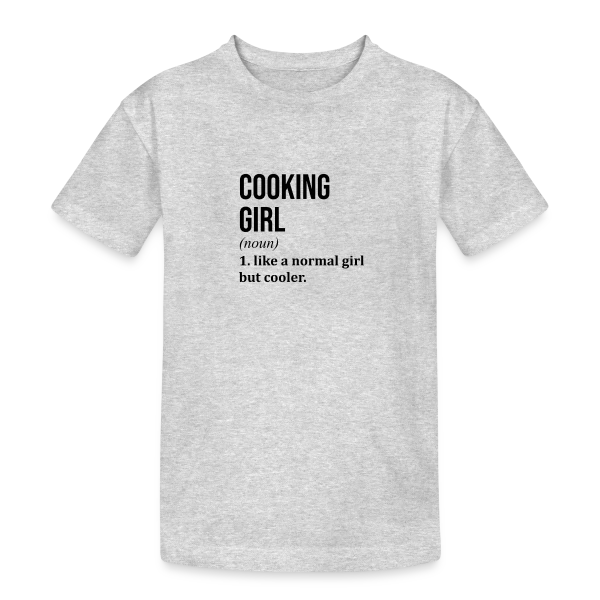 Motif 'Cooking Cooking' | Esprit Culinaire sur T-shirt coton épais ado
