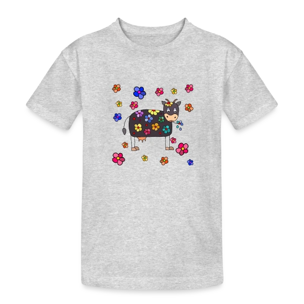 La Vache Stylée sur T-shirt coton épais ado