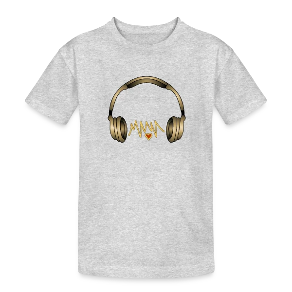Casque Audio Style Urbain sur T-shirt coton épais ado