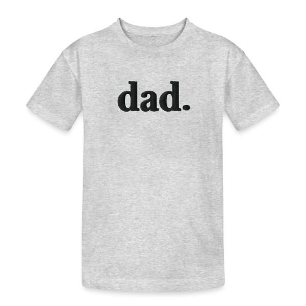 Brodé 'Dad' - Style Élégant et Minimaliste sur T-shirt coton épais ado
