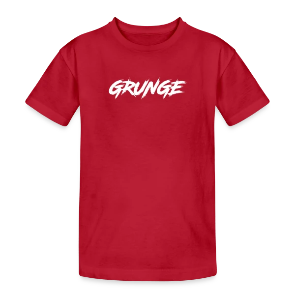 Effet Grunge Blanc Texturé sur T-shirt coton épais ado