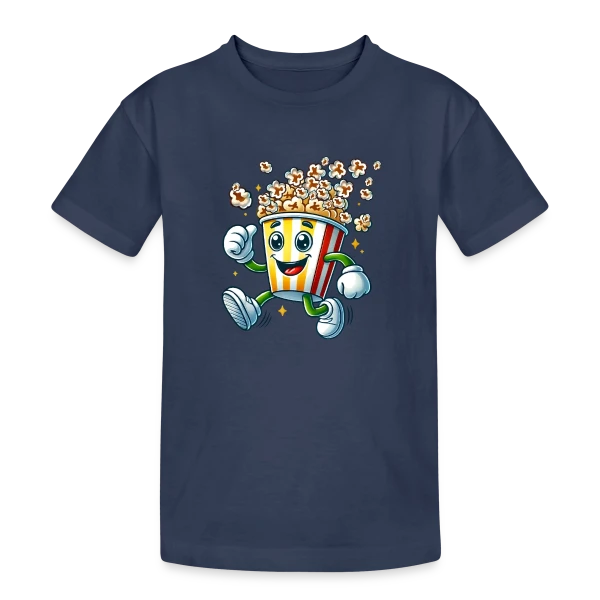 Popcorn Comique : La Star de Vos Soirées Ciné sur T-shirt coton épais ado
