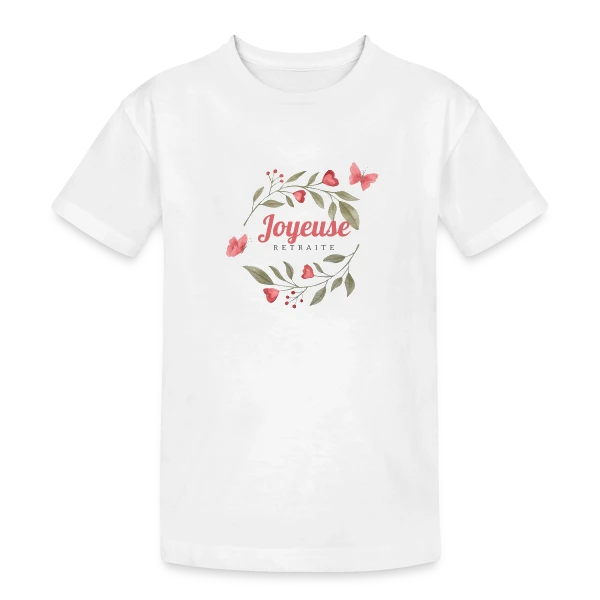 Joyeuse Retraite : L'Humour au Rendez-vous ! sur T-shirt coton épais ado