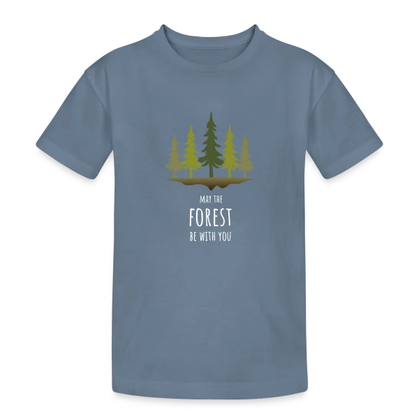 Forêt Mystique Sylvestre sur T-shirt coton épais ado